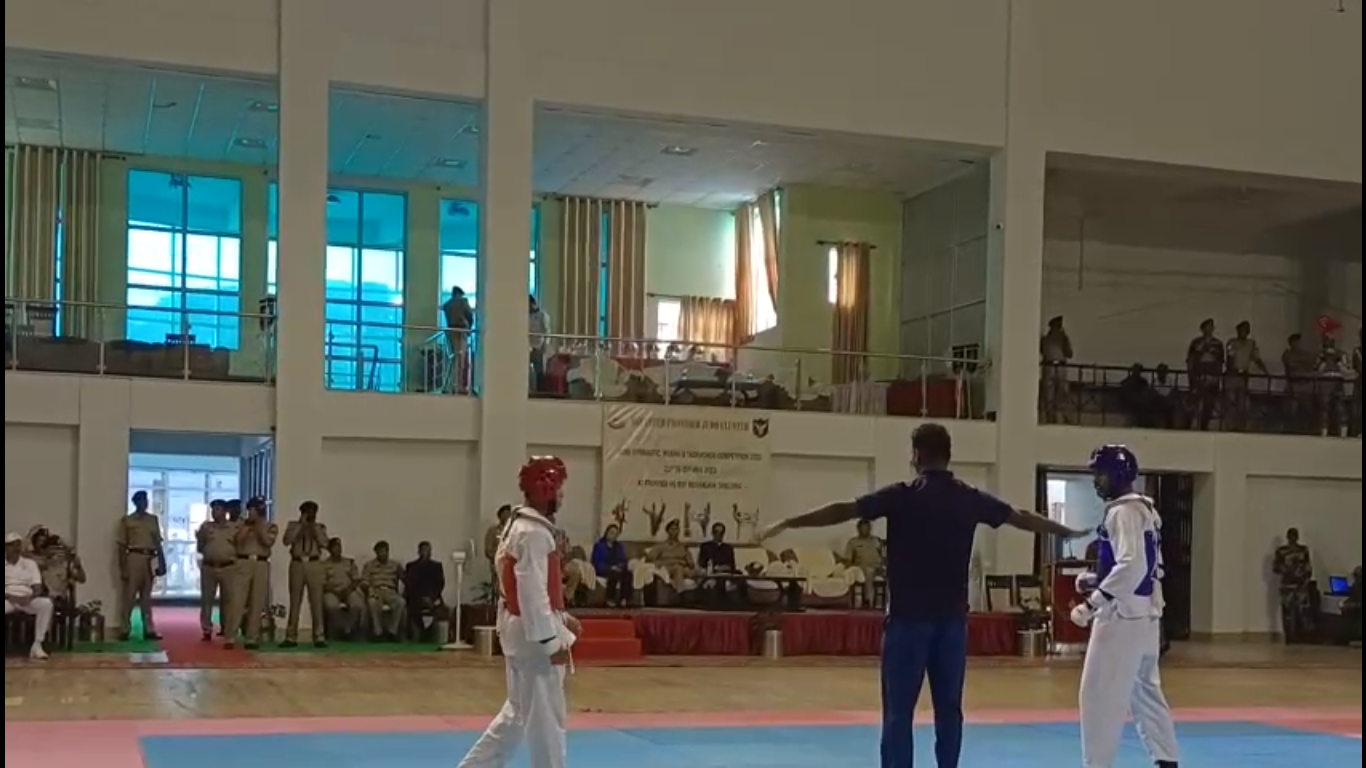 Ot ribon ka BSF ia ka jingiakop lehkai Volleyball ki shipai ha NEHU