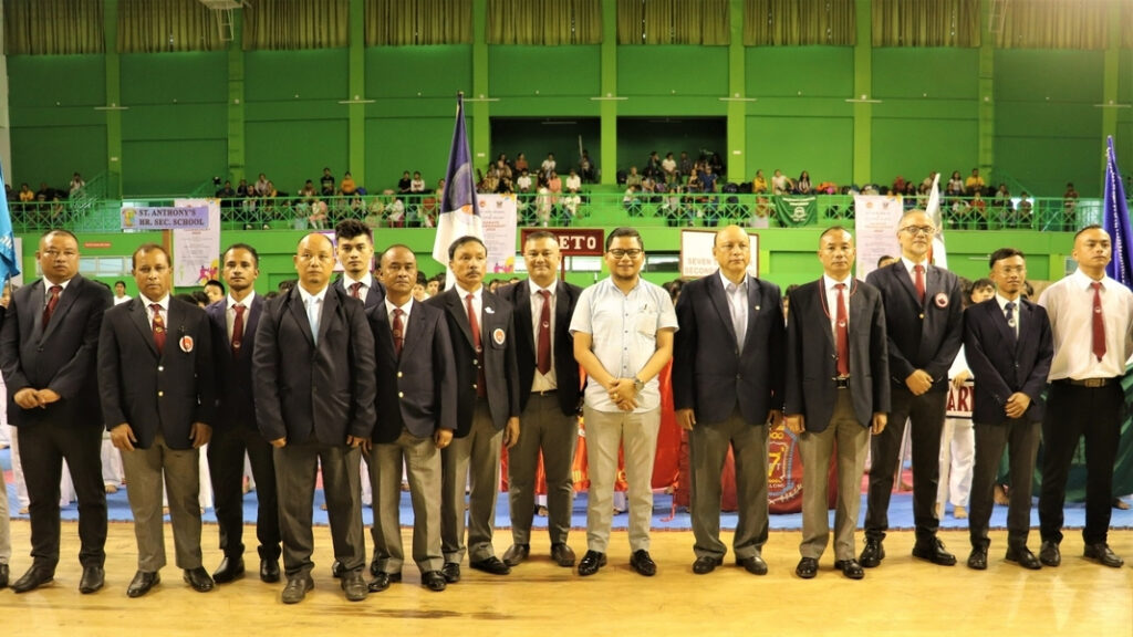 Sdang ka lympung ialeh Karate ki Khynnah skul bad College ha SAI