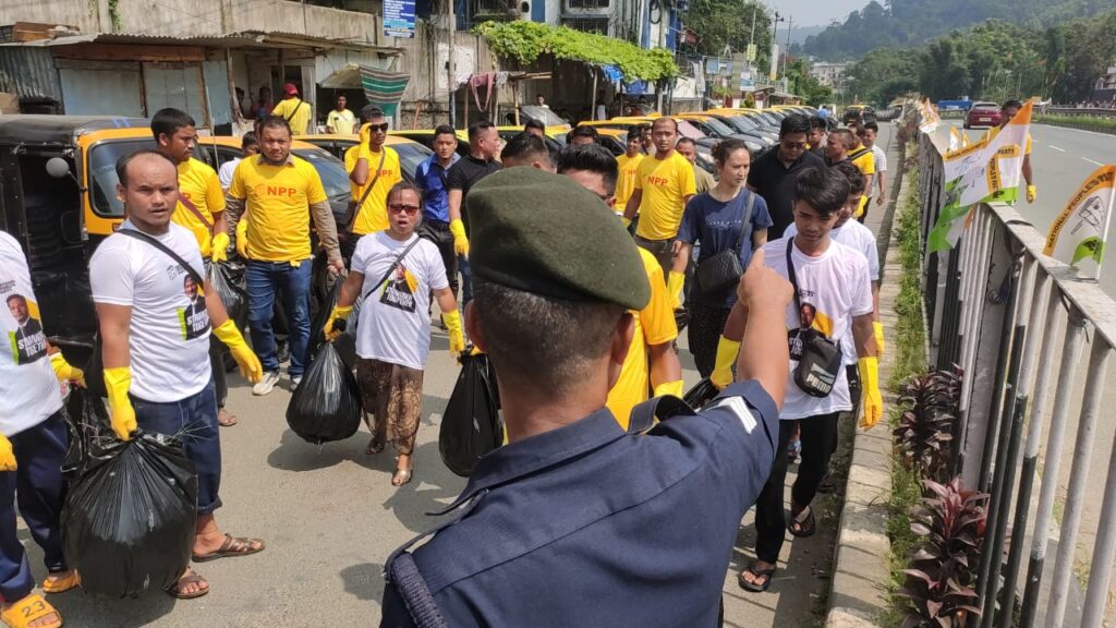 Rakhe kynmaw burom ka NPP-Nongpoh ia ka lyngkhuh sngi kha u (L) P.A Sangma