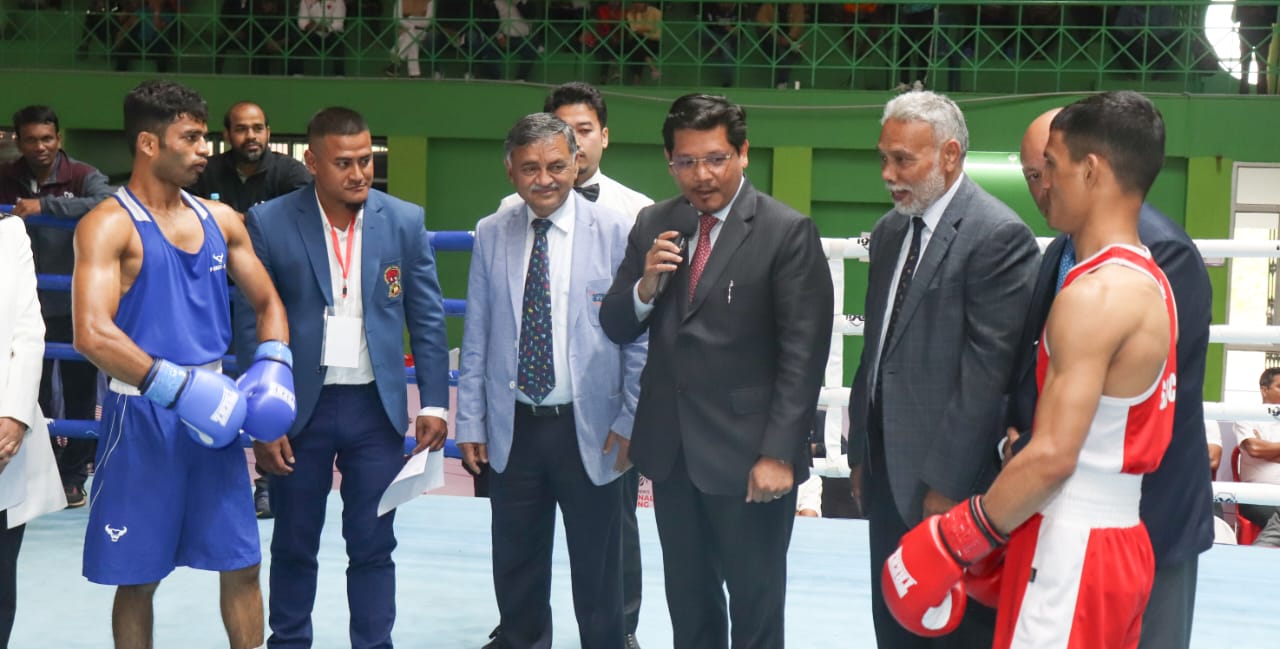 Leit peitkai u CM ia ki jingiakhun ki rang iakura ha ka National Boxing Championship