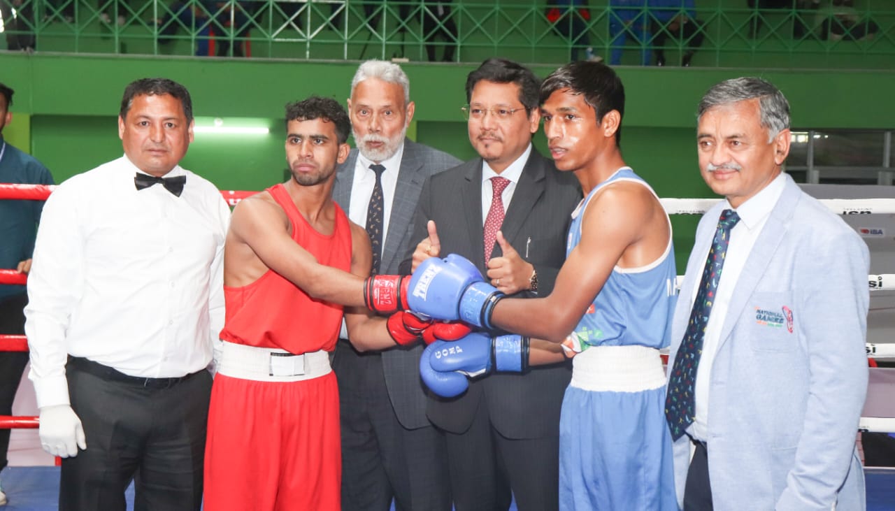 Leit peitkai u CM ia ki jingiakhun ki rang iakura ha ka National Boxing Championship