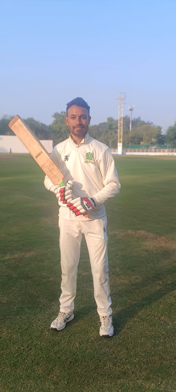 Thaw Rekod u Kishan Lyngdoh ia ka Meghalaya da kaba kamai 268 run ha ka Ranji Trophy