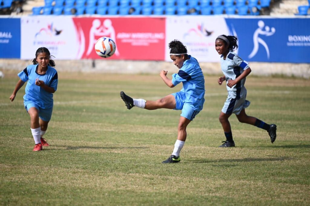 5th Meghalaya Games | U18 Girls’ Football | Jam ka Ri Bhoi sha ka phainal da ka hattrick ka samla Imaia Shylla