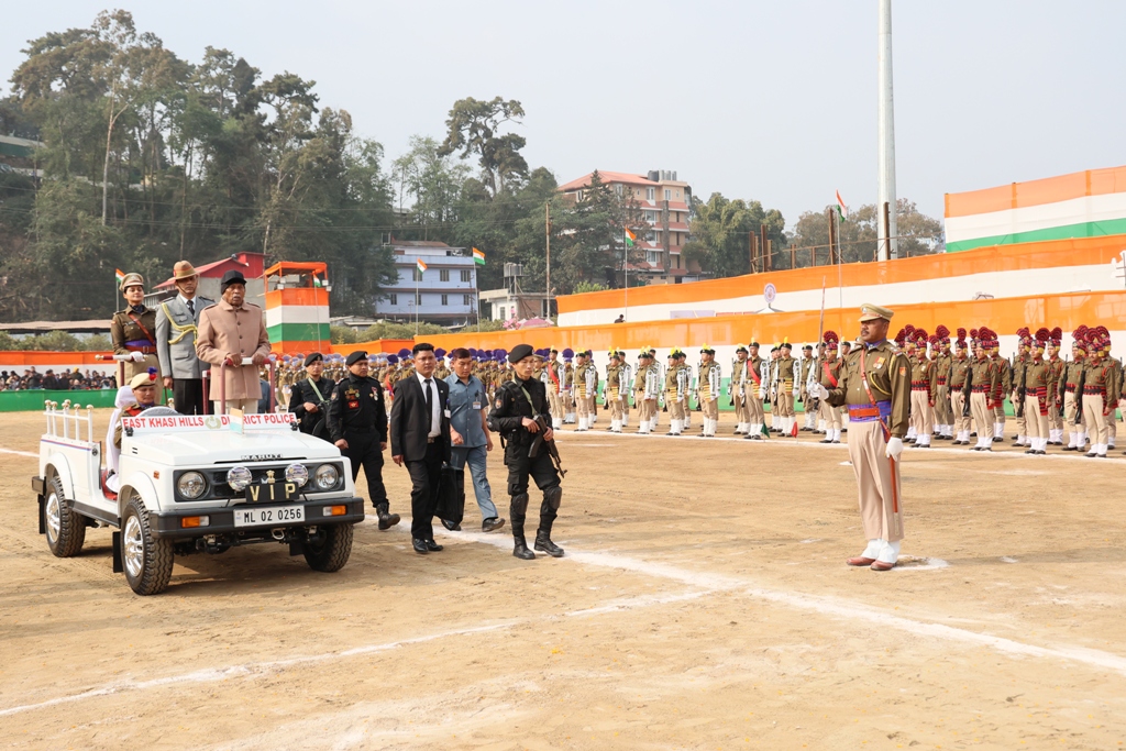 Pynher u Lat iaka lama ka ri ha ka jingrakhe Republic Day ha Nongbah Shillong