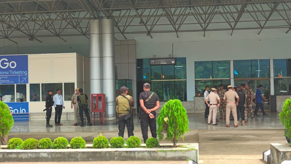 Hiar paidbah ka KSU bad HYC sha Shillong Airport ban beh ia ka kynhun ialap khang bam doh masi