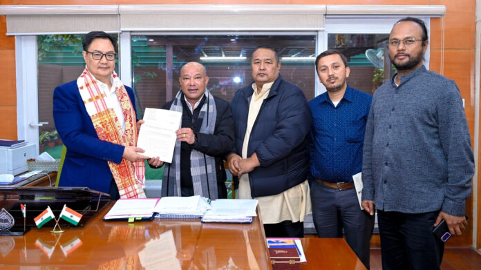 Iakynduh ka BJP Meghalaya ia u Kiren Rijiju | Kyrpad ban kyntiew kyrdan ia ka Red Cross Hospital