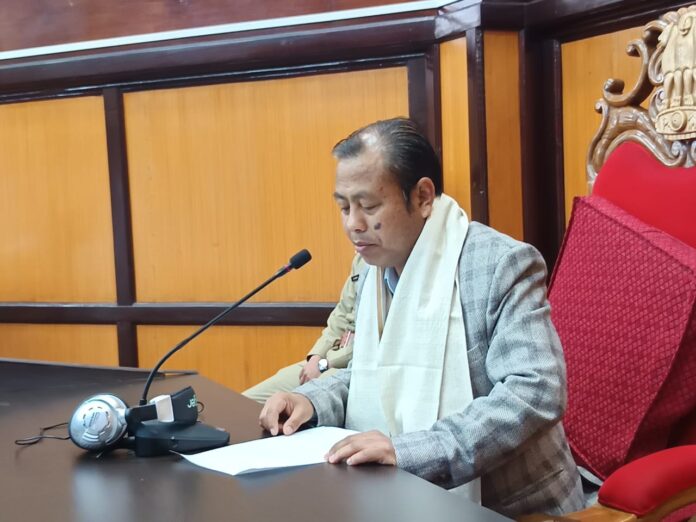 Shimti u Bah Strong Pillar Kharjana ia ka shuki Chairman ka KHADC