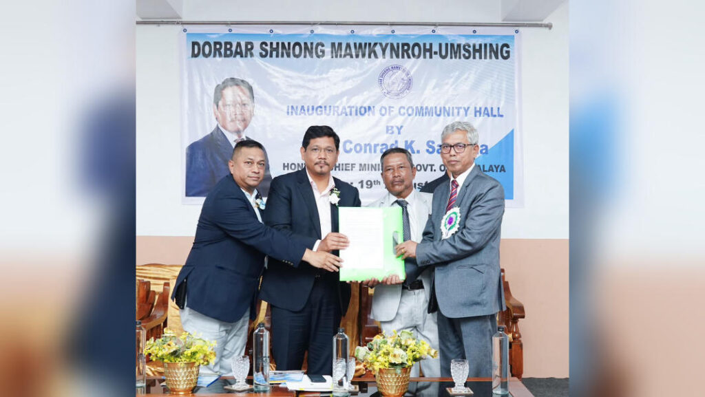 Plie u CM ia ka Community Hall ba thymmai ka Umshing-Mawkynroh