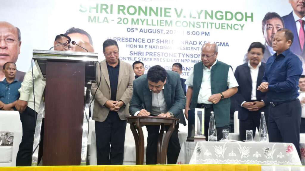 Pdiang sngewbha u Conrad Sangma ia ka jingwan pyniasoh NPP u MLA ka Mylliem
