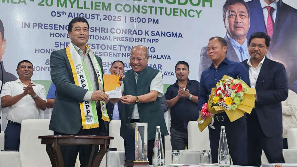 Pdiang sngewbha u Conrad Sangma ia ka jingwan pyniasoh NPP u MLA ka Mylliem