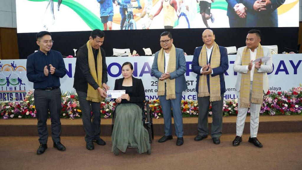 Rakhe ka Jylla ia ka National Sports Day | Pynkup burom ia 103 ngut ki nongialehkai da ka song pisa T. 45 lak
