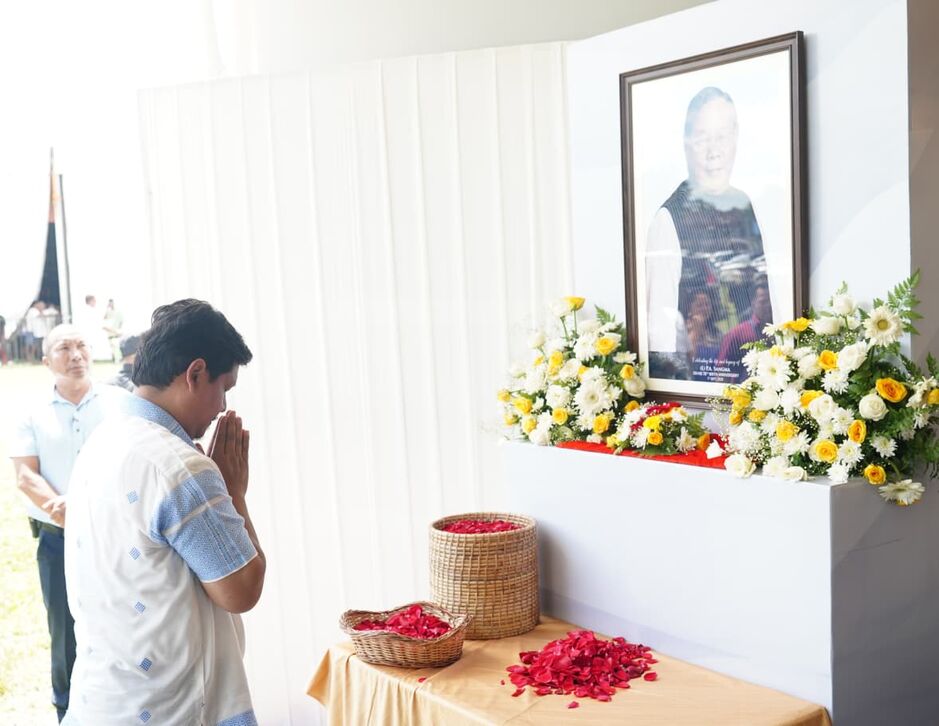 Rakhe ka ri-lum Garo ia ka sngi kha ba 78 u PA Sangma bad lyngkhuh snem ba 13 ka NPP
