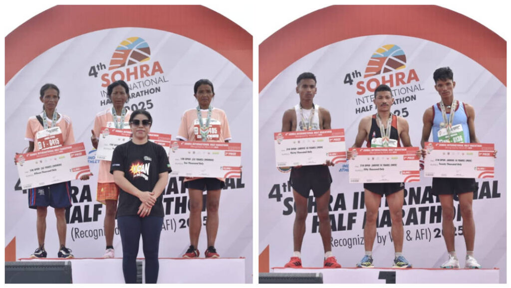 Palat 10,500 ngut poi iashimbynta ha ka 4th Sohra International Half Marathon 2025 