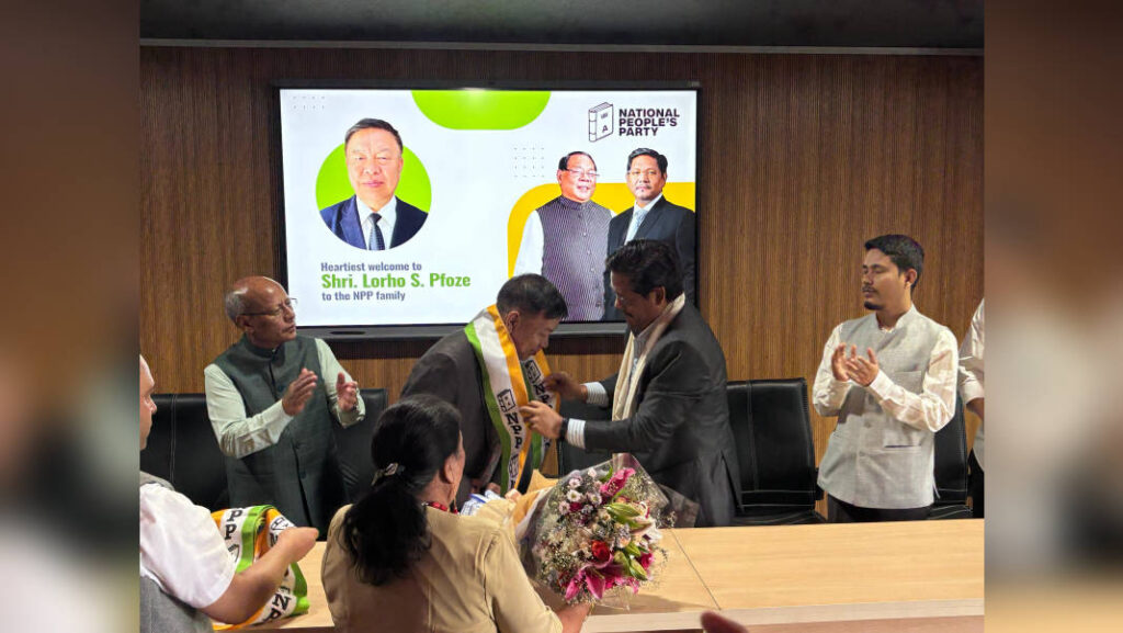Wan pyniasoh u MP barim ka NPF sha ka NPP | Khmih lynti u Conrad ia ka jingkylla ka sain pyrthei ha Manipur