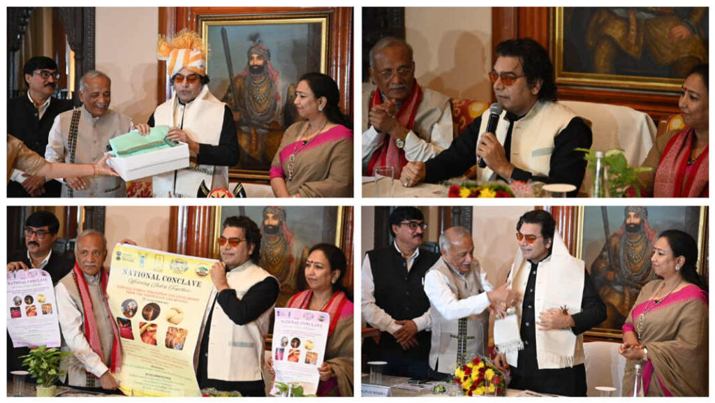 Garo jacket of Eri silk and pineapple fibre weaves spirit of sustainability at the Delhi event
