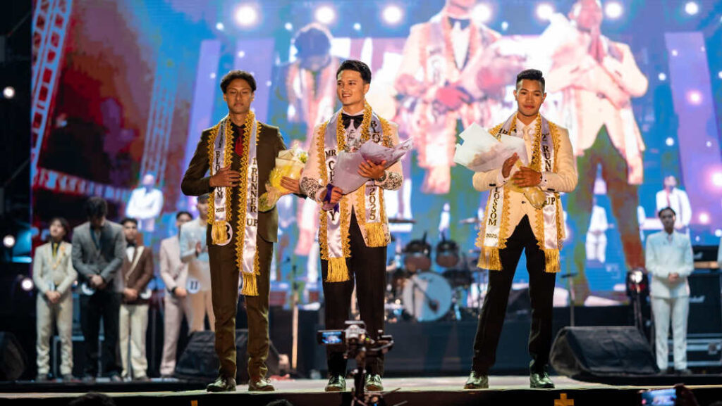 Ioh kup painsngiat ka Lapynshai Marak bad Rohan Pradhan kum ka Miss bad Mr Cherry Blossom