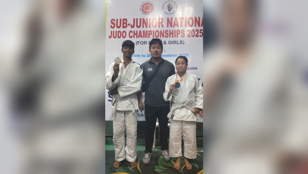 Khur takma u heprit Adric bad Larika ha ka Sub-Junior National Judo Championship