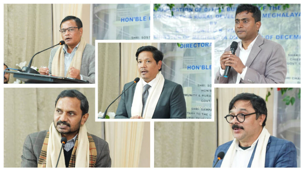 U Myntri Rangbah ka Jylla Conrad K Sangma ula ong ba 80% na ki nongshongshnong ka Jylla ki dei kiba hap hapoh ka jingkhmih ki briew kiba trei hapoh ka Tnad C&RD.