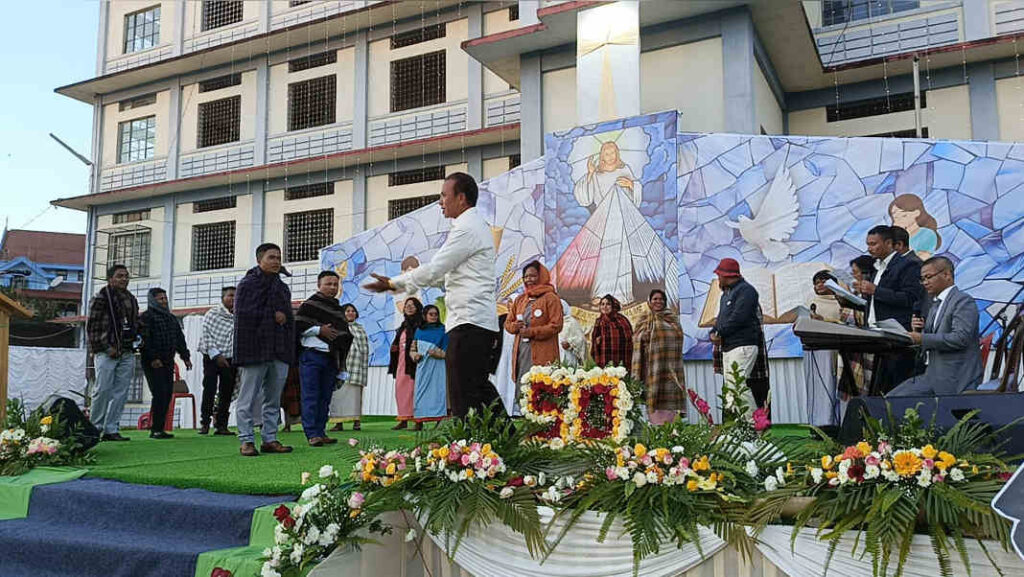 Pynhap pyrda ka Seng Samla Pynthorumkhrah Parish ia ka Golden Jubilee