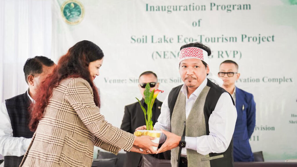 Plie u CM ia ka Soil Lake ha Williamnagar | Ka Sorkar MDA kam ju leh shiliang ha ki kam pynroi ha ri-lum Khasi bad Garo