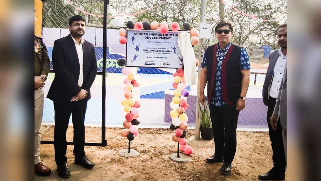 Plie u CM ia ka Nokrek Skate Park ha Tura Govt College