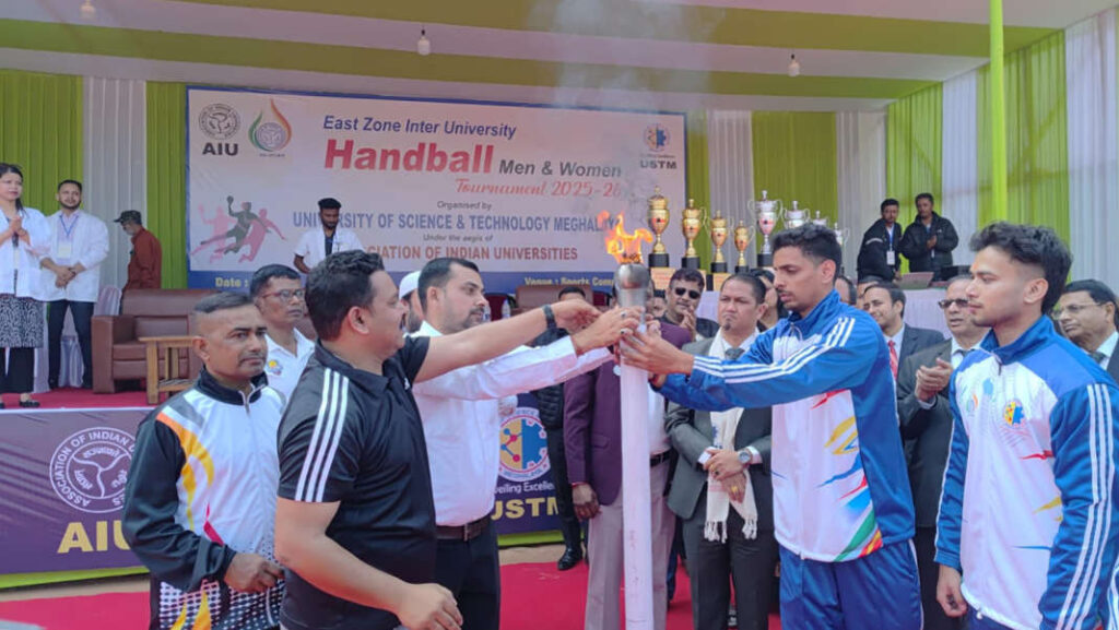 Plie pyrda ka USTM ia ka AIU EZ-Inter Univerisity Handball Tournament