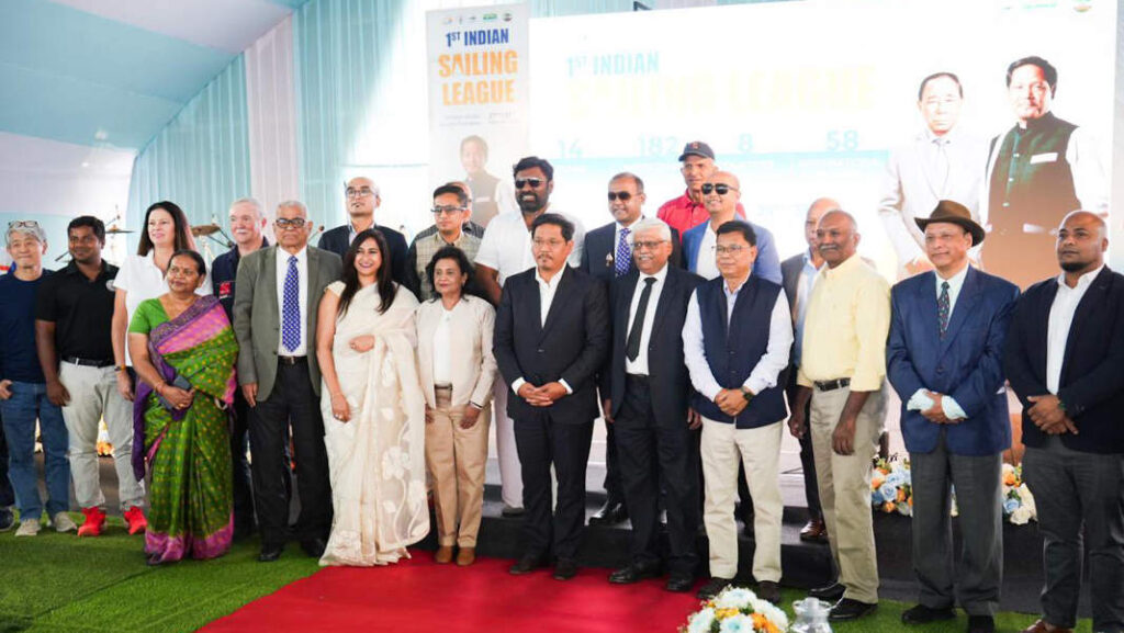 Plie u CM ia ka Indian Sailing League ba nyngkong eh ha pung Umiam | Iashimbynta haduh 182 ki maji
