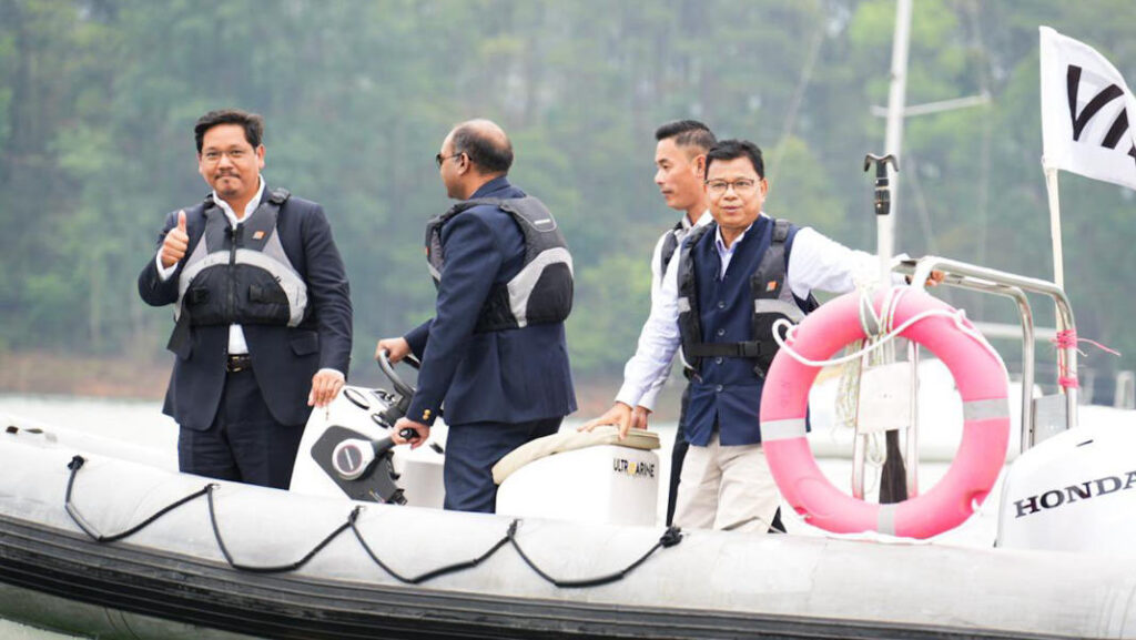 Plie u CM ia ka Indian Sailing League ba nyngkong eh ha pung Umiam | Iashimbynta haduh 182 ki maji