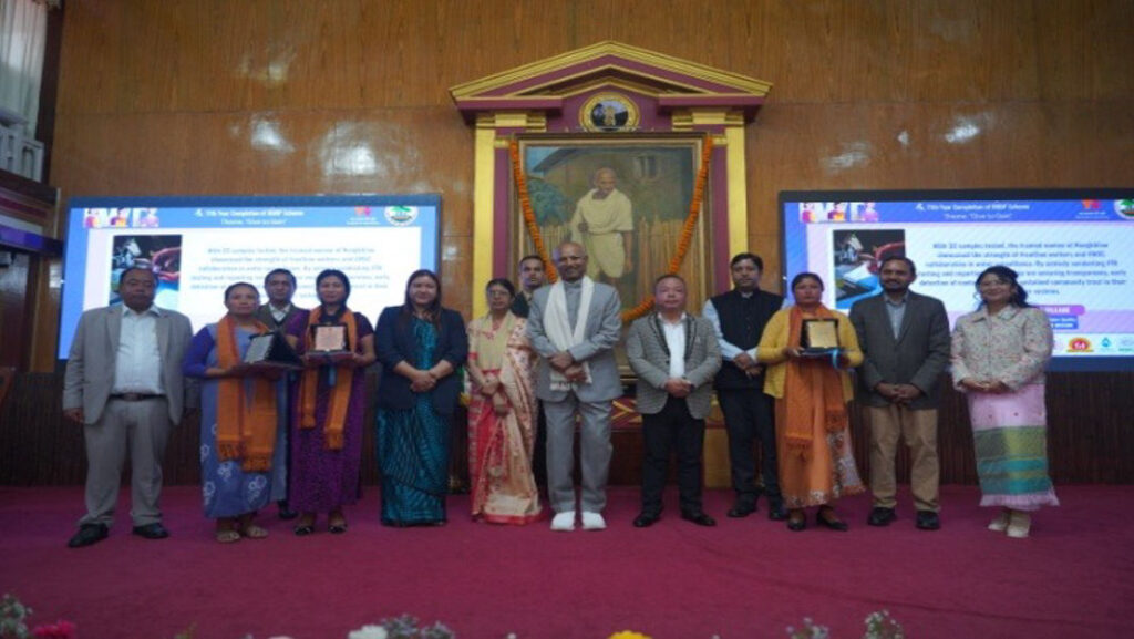 Shah pynkup burom ki 11 Shnong ka Jylla ha ka National Jal Mahotsav ba pyntreikam bha ia ka JJM