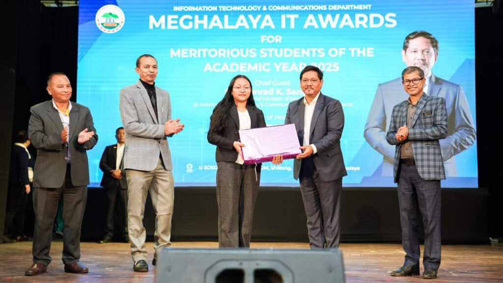 Sam u CM ia ka Meghalaya IT Awards 2026 sha ki khynnah kiba wan shakhmat ha ki jingpule
