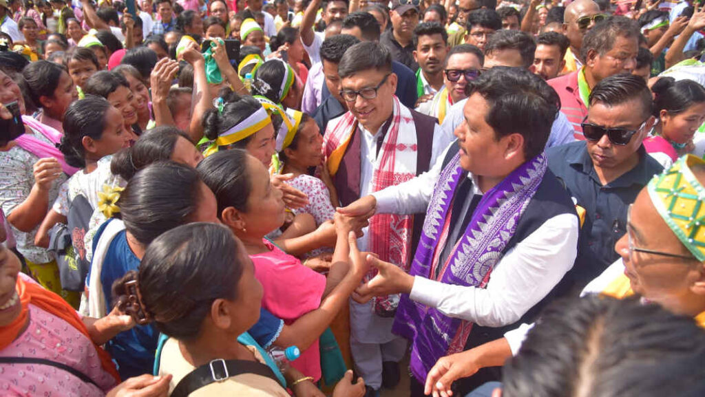 Assam | Hiar ialap elekshon u Conrad Sangma ha Bamunigaon | Kan pynthikna ia ka jingiatylli ha NE