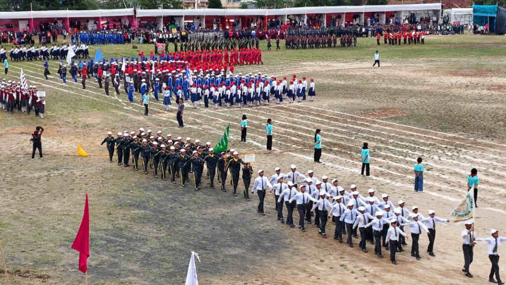 Rah biang ka Little Star ia ka lympung Athletic Meet ki skul ha EWKH