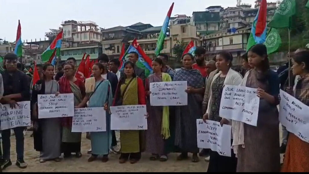 Wan iakhih ka JNC, JSU ha Shillong pyrshah iaka Shree Cement hearing | Kynnoh pynkhein LTA bad EIA beain