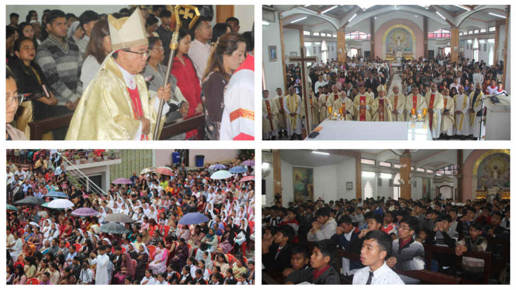 Iaid pilkrim ki riew ngei Katholik sha Theological College ha Mawlai